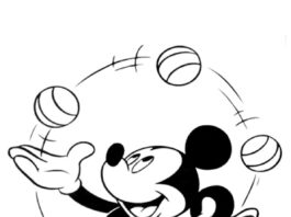 Mickey mouse coloring pages